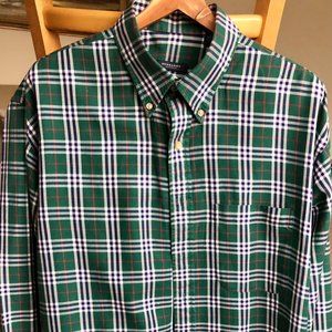 Burberry Plaid Flannel Shirt
